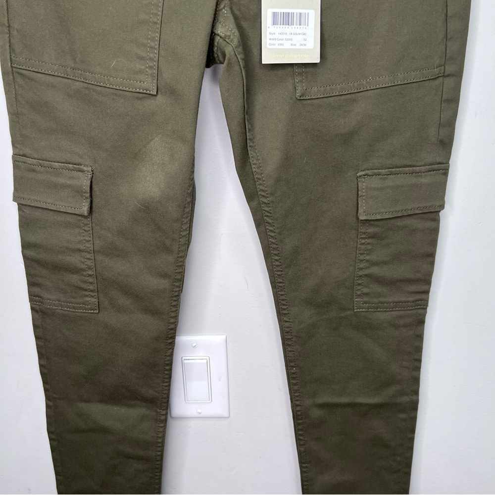 Scotch & Soda Green Cargo Skinny Pants Size 26 - Picture 3 of 9